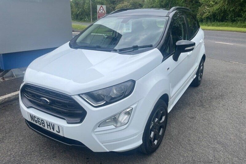 Frozen white Used 2019 Ford Ecosport ST-Line SUV | £9,750 (Good price) - Image 1/1