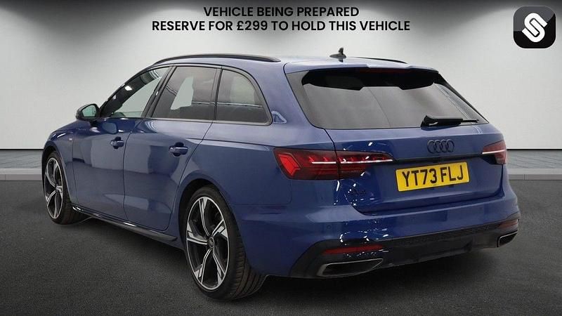Used Audi A4 Black Edition 204 HP (150 kW) 2023 Ascari blue metallic Estate