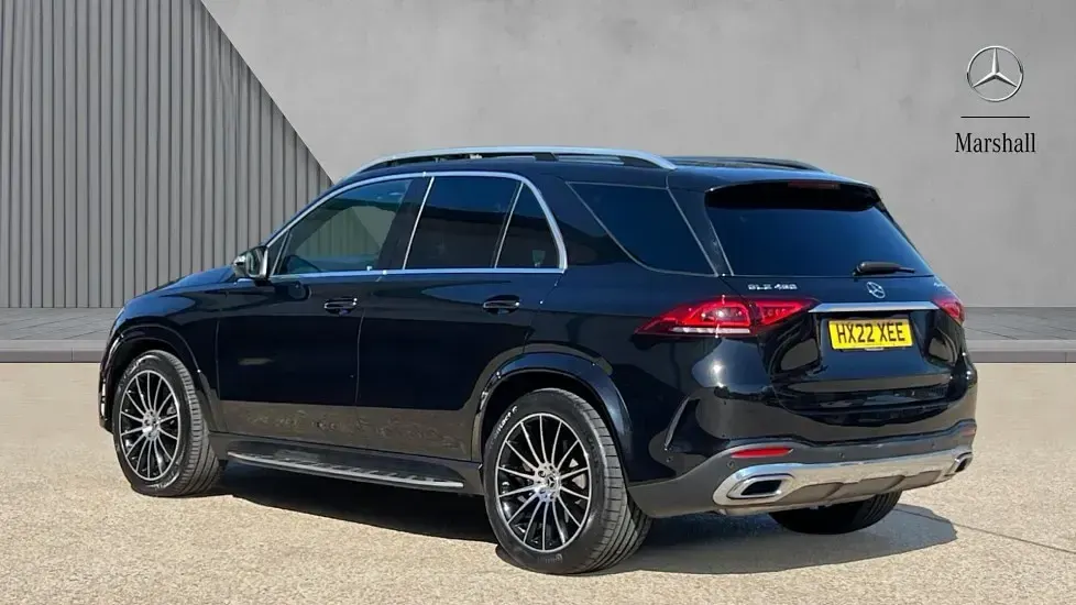 Used Mercedes GLE450 AMG AMG line 367 HP (269 kW) 2022 Obsidian black metallic