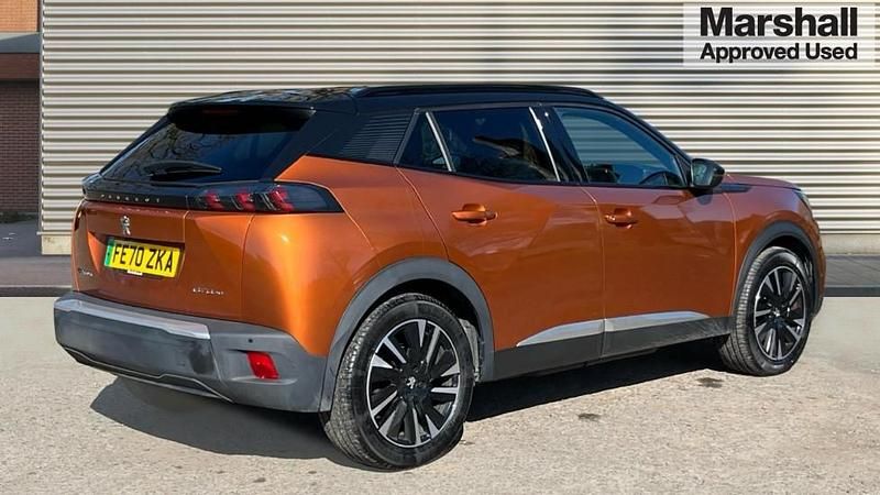 Used Peugeot e-2008 GT-line 100 kW (136 HP) 2020 Orange SUV