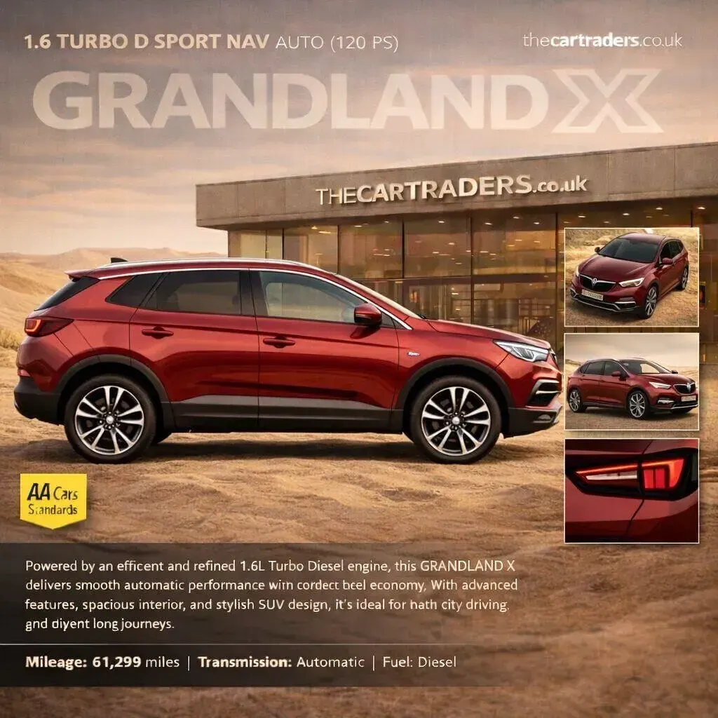 Second-hand Vauxhall Grandland X Sport 120 CP (88 kW) 2018 Roșu SUV