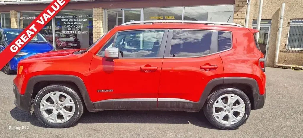 Used Jeep Renegade Limited 120 HP (88 kW) 2016 Red SUV