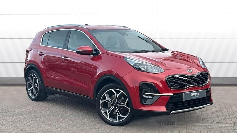Red Used 2020 Kia Sportage GT-Line SUV | £15,605 (Fair price) - Image 1/4