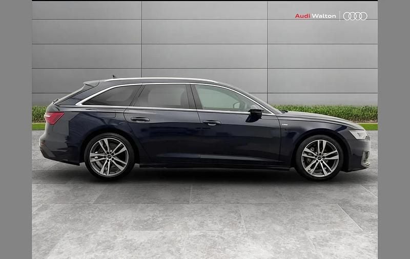 Used Audi A6 S-Line 200 HP (147 kW) 2022 Blue Estate