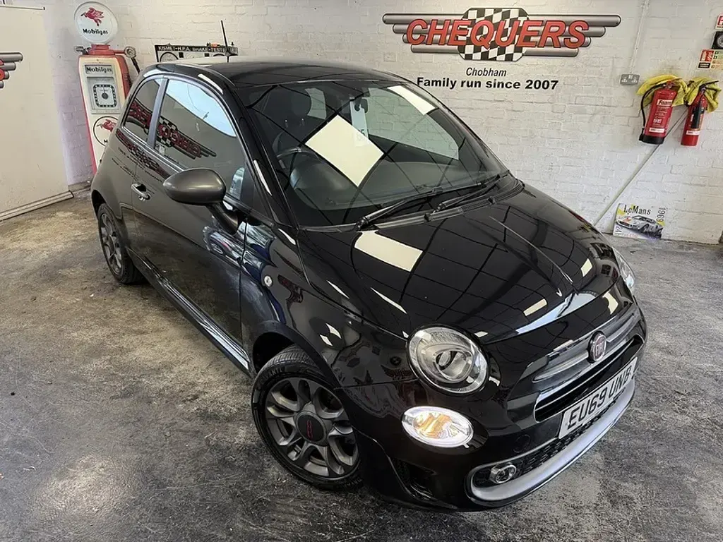 Used Fiat 500S S 2019 Black Hatchback