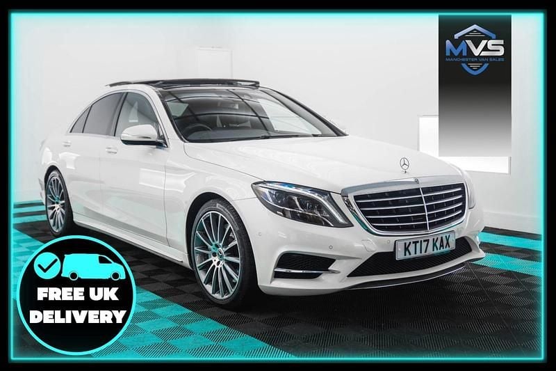 White Used 2017 Mercedes S350 Executive Sedan | £25,995 (Fair price) - Image 1/4