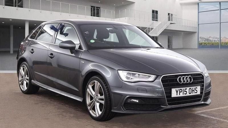 Used Audi A3 Sportback S-Line 150 HP (110 kW) 2015 Grey Hatchback