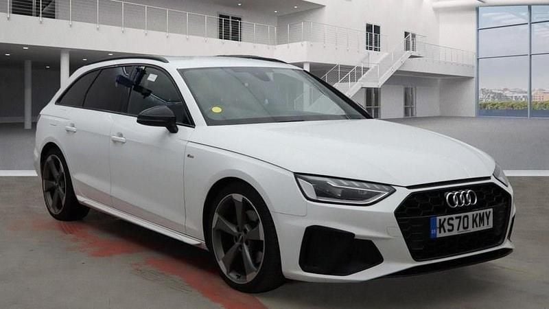 White Used 2020 Audi A4 Black Edition Estate | £19,999 (A bit pricey) - Image 1/4