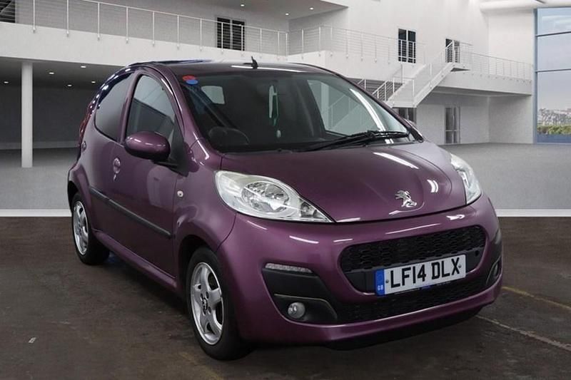 Used Peugeot 107 Allure 68 HP (50 kW) 2014 Purple Hatchback