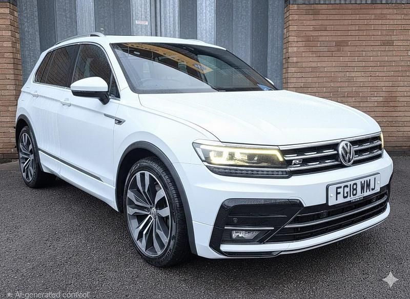 Used VW Tiguan R-line 180 HP (132 kW) 2018 White SUV