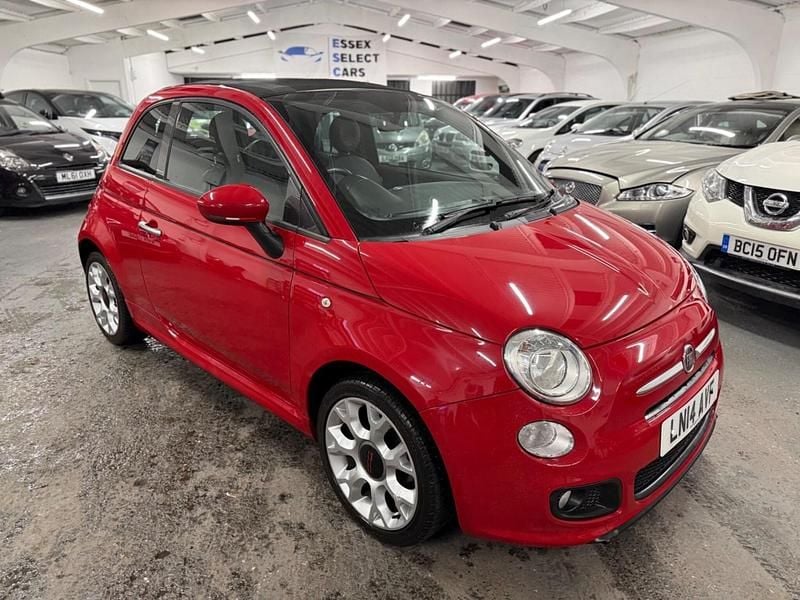 Red Used 2014 Fiat 500C S Cabriolet | £5,000 (Fair price) - Image 1/4