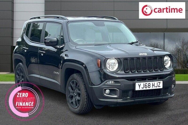 Black Used 2018 Jeep Renegade Longitude SUV | £10,750 (Fair price) - Image 1/3
