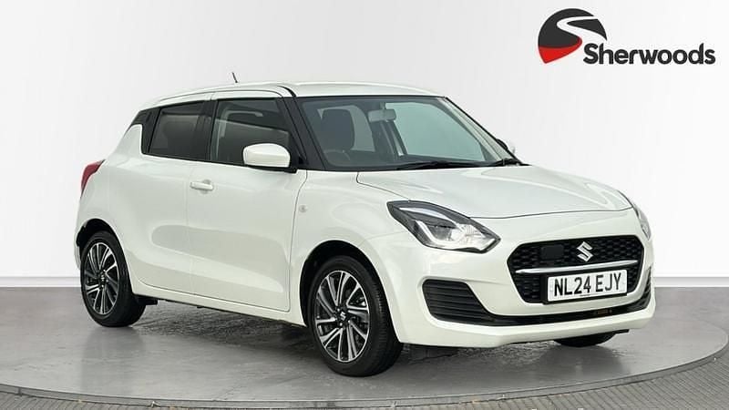 Pure white perl Used 2024 Suzuki Swift SZ-L Hatchback | £13,999 - Image 1/4