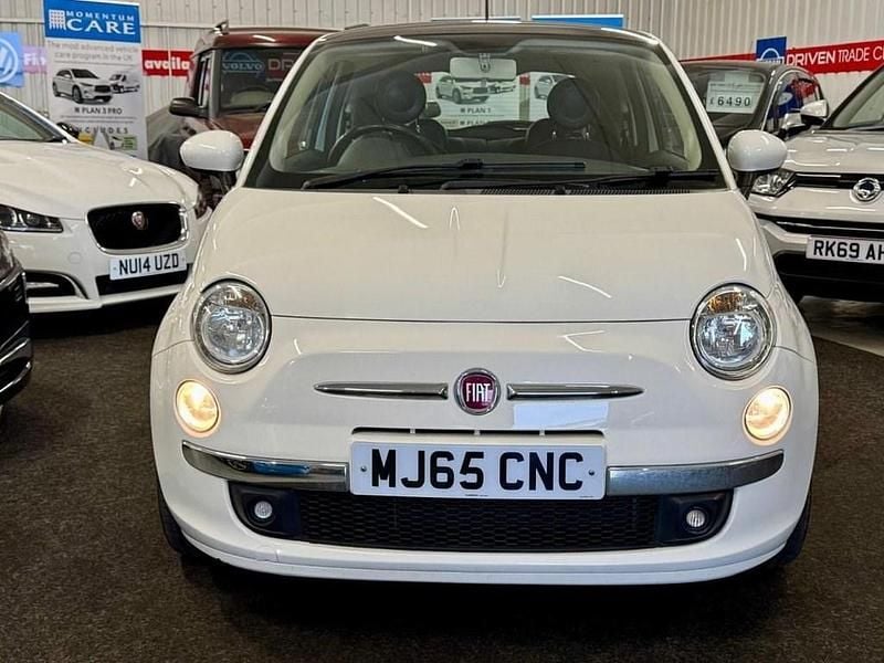 Used Fiat 500 Lounge 69 HP (50 kW) 2015 White Hatchback