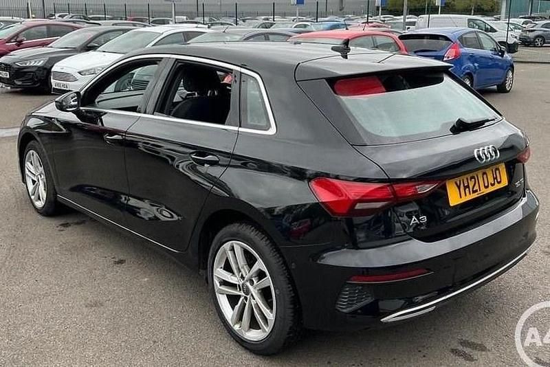 Used Audi A3 Sport 116 HP (85 kW) 2021 Black Sedan