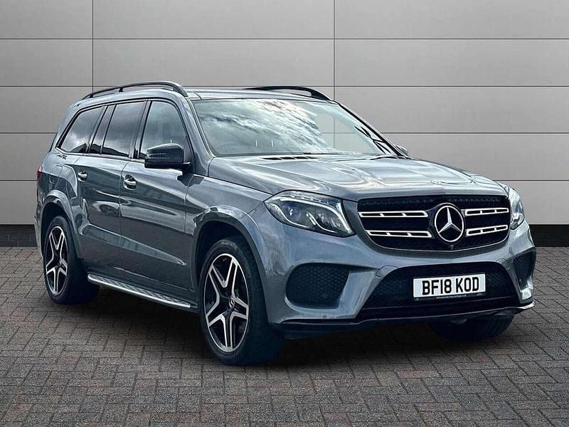 Grey Used 2018 Mercedes GLS350 AMG line SUV | £27,995 (Good price) - Image 1/4
