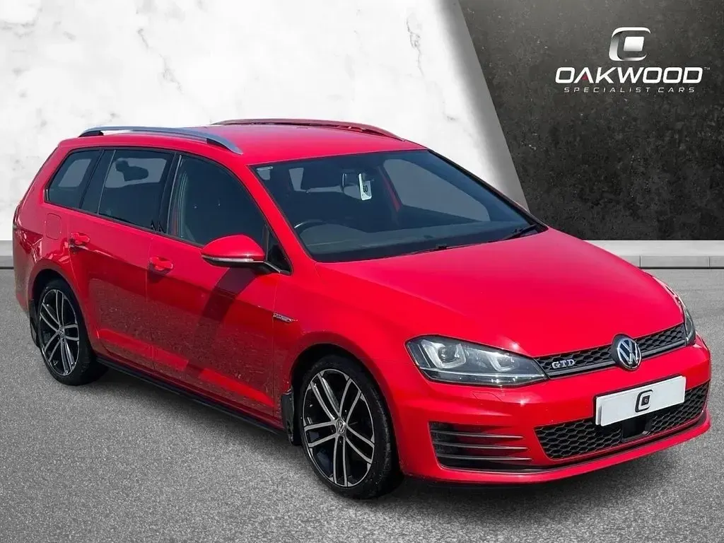 Used VW Golf VII GTD 2015 Red Estate