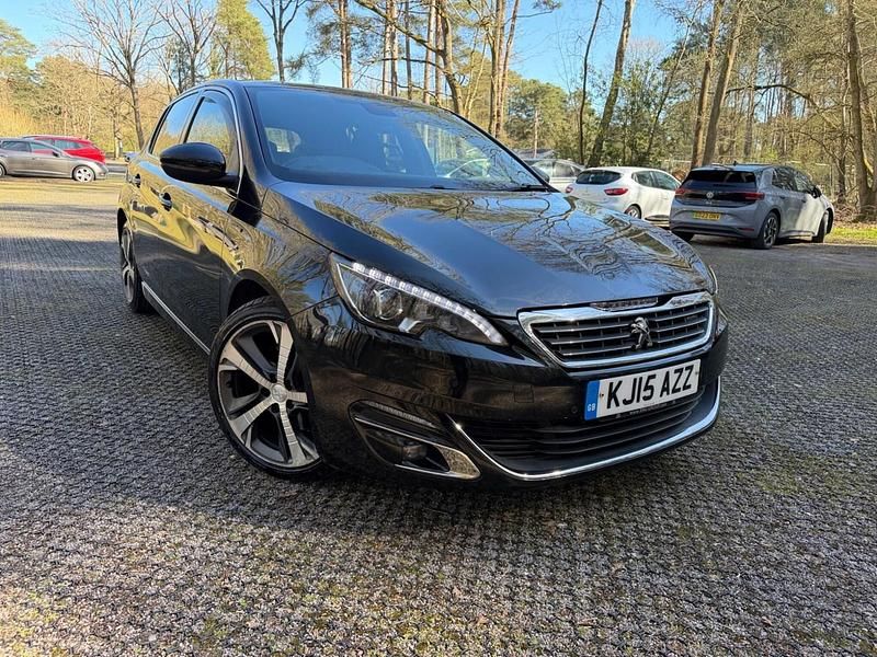 Used Peugeot 308 GT-line 2015 Black Hatchback