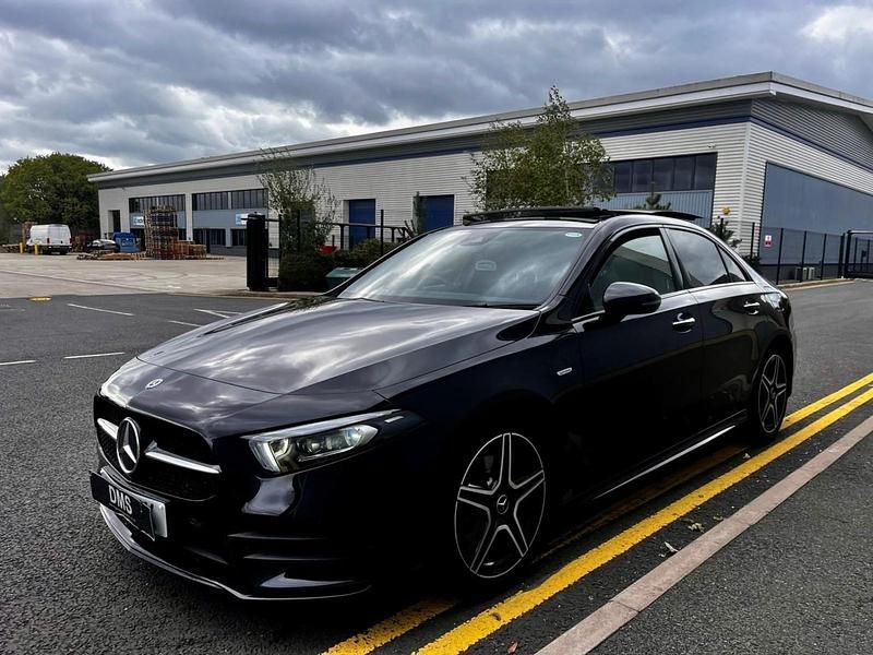 Used Mercedes A200 AMG line 150 HP (110 kW) 2022 Black Sedan