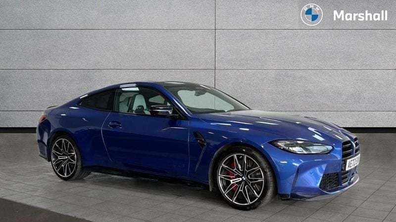 Portimao blue Used 2022 BMW M4 Competition Edition Coupe | £54,991 (Fair price) - Image 1/4