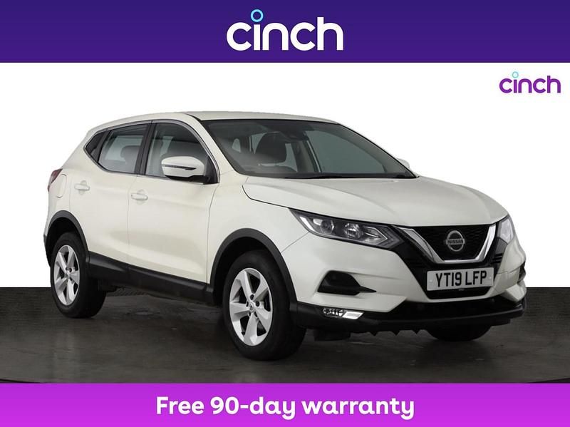 White Used 2019 Nissan Qashqai Acenta Premium SUV | £10,299 (Good price) - Image 1/3