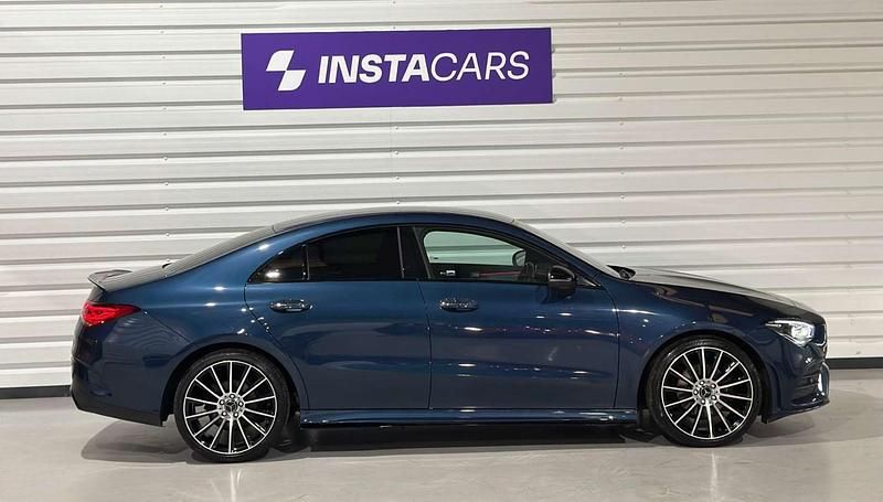 Used Mercedes CLA180 AMG Line Premium 136 HP (100 kW) 2023 Blue Sedan