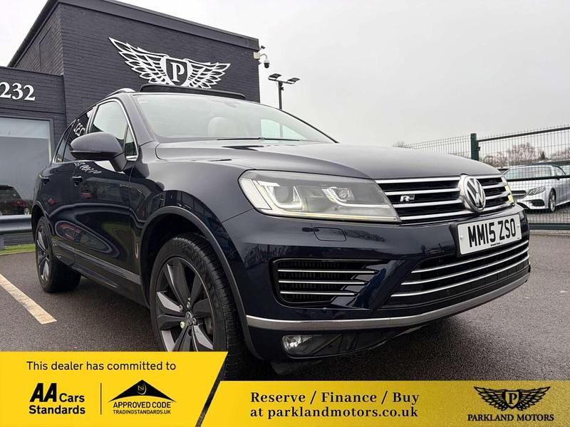 Used VW Touareg R-line 2015 Blue SUV