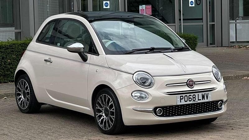 Cream Used 2018 Fiat 500 Collezione Hatchback | £4,890 (Good price) - Image 1/4