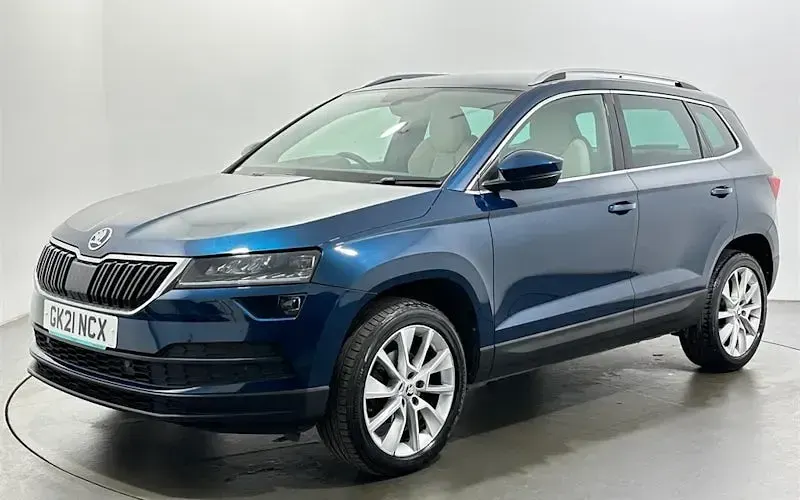 Second-hand Skoda Karoq SE L 150 CP (110 kW) 2021 Albastru SUV