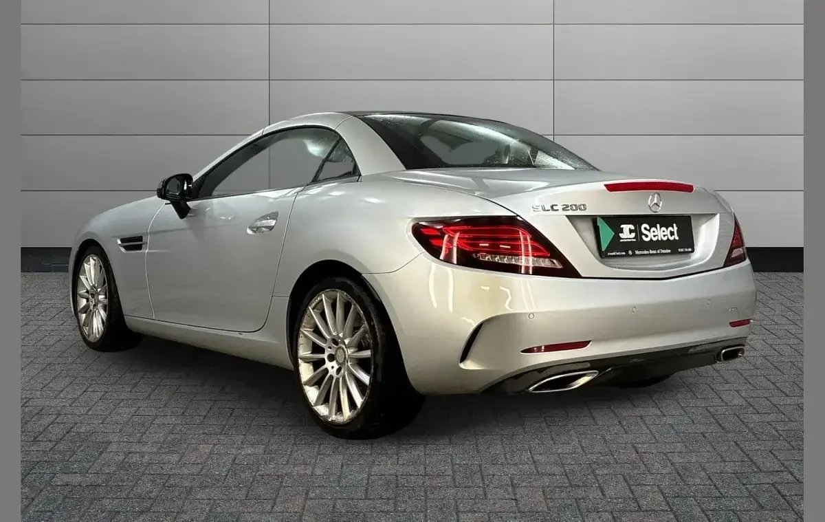 Used Mercedes SLC200 AMG line 184 HP (135 kW) 2016 Silver Cabriolet