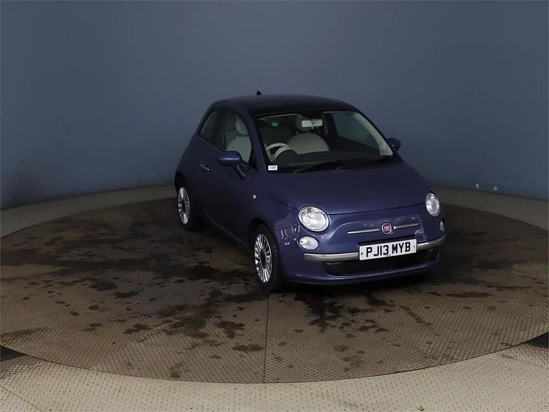 Blue Used 2013 Fiat 500 Lounge Hatchback | £2,890 (Good price) - Image 1/4