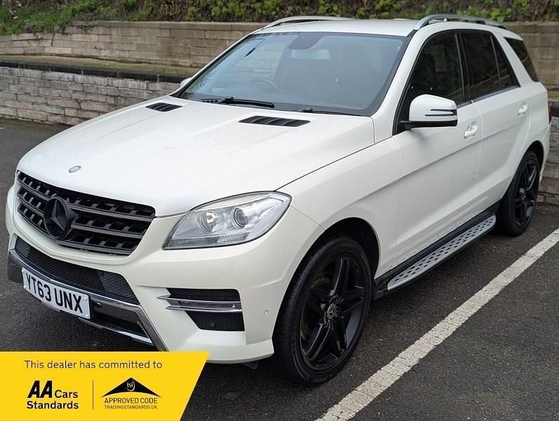White Used 2013 Mercedes ML250 AMG SUV | £9,749 (Fair price) - Image 1/4
