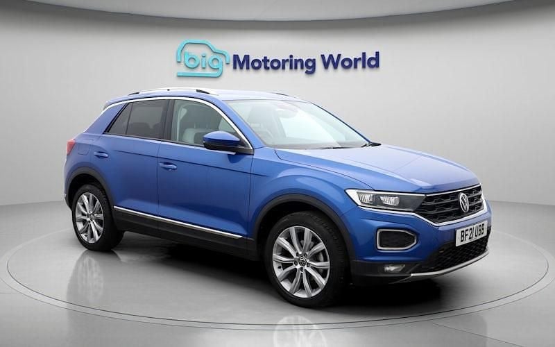 Used VW T-Roc SEL 150 HP (110 kW) 2021 Blue SUV
