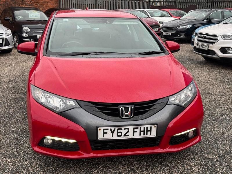 Used Honda Civic ES 2012 Red Hatchback