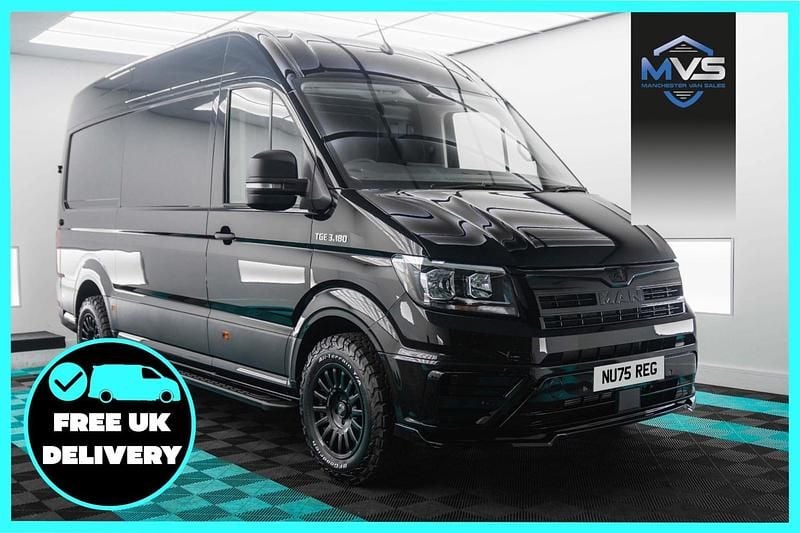 Black New 2025 MAN TGE Van | £49,995 - Image 1/4