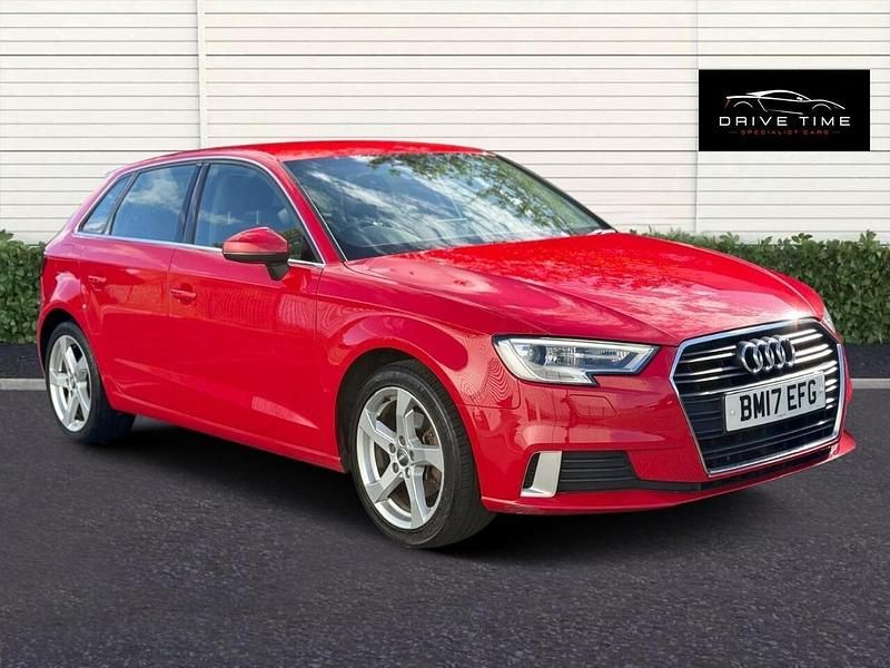 Red Used 2017 Audi A3 Sportback Sport Hatchback | £6,250 (Fair price) - Image 1/4