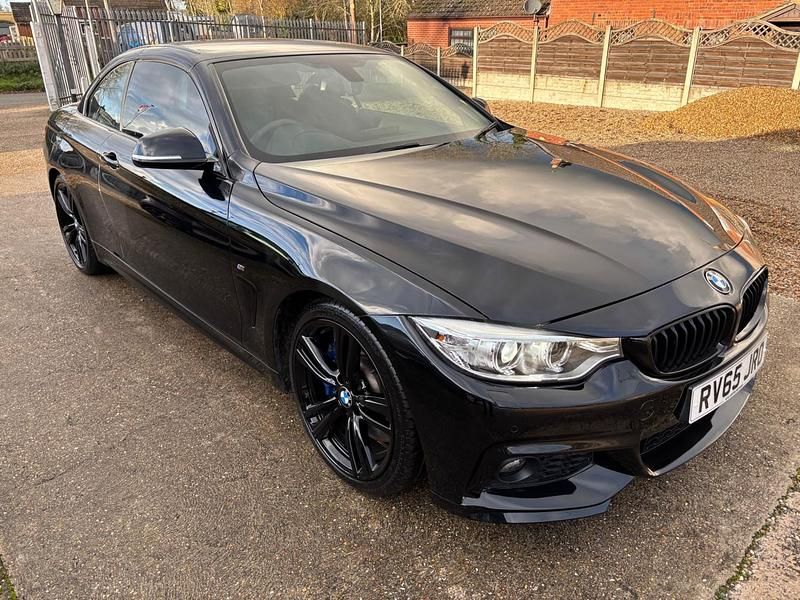 Black Used 2015 BMW 428 M Sport Cabriolet | £13,995 (Fair price) - Image 1/4