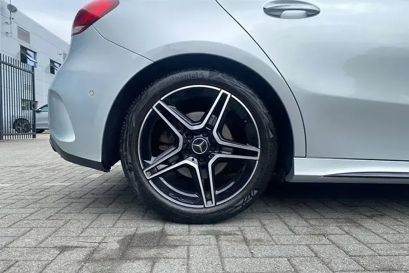 Used Mercedes A200 AMG line 161 HP (118 kW) 2022 Iridium silver Hatchback