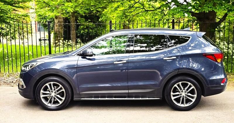 Used Hyundai Santa Fe Premium SE 200 HP (147 kW) 2017 Blue SUV