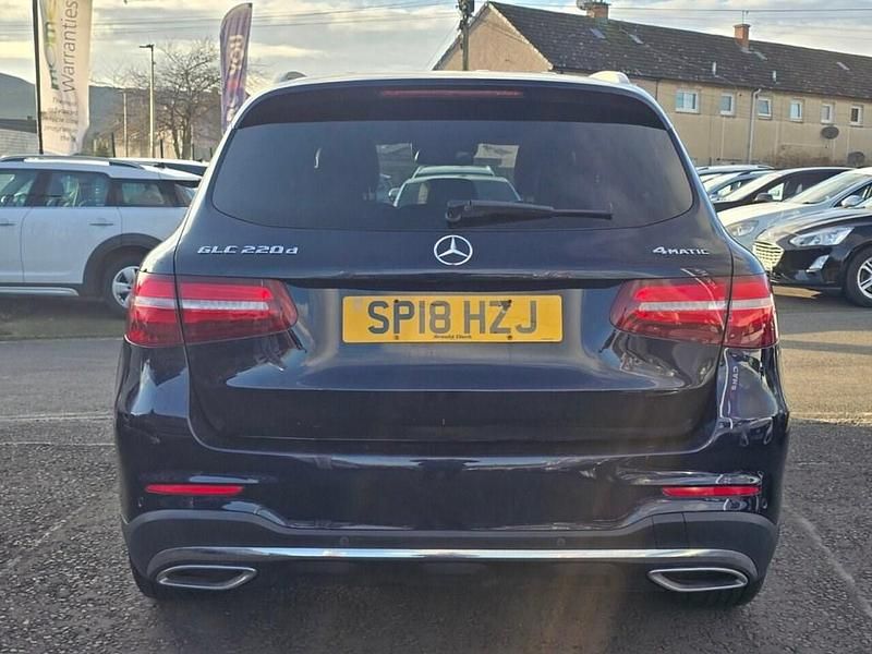 Used Mercedes GLC220 AMG line 170 HP (125 kW) 2018 Blue SUV