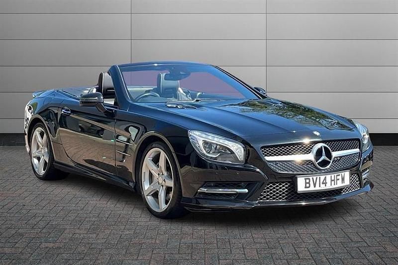 Obsidian black Used 2014 Mercedes SL350 AMG Cabriolet | £19,480 (Fair price) - Image 1/2