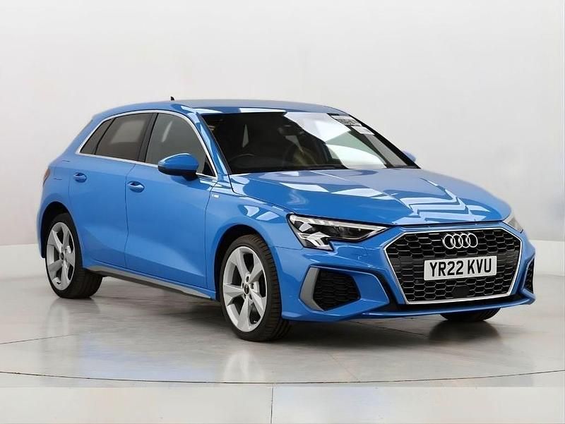 Used Audi A3 Sportback e-tron S-Line 204 HP (150 kW) 2022 Blue Hatchback