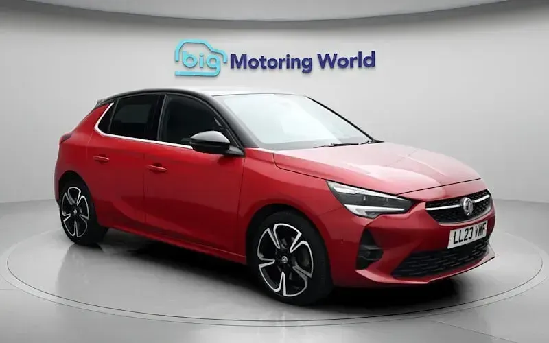 Used Vauxhall Corsa Ultimate 101 HP (74 kW) 2023 Red Hatchback