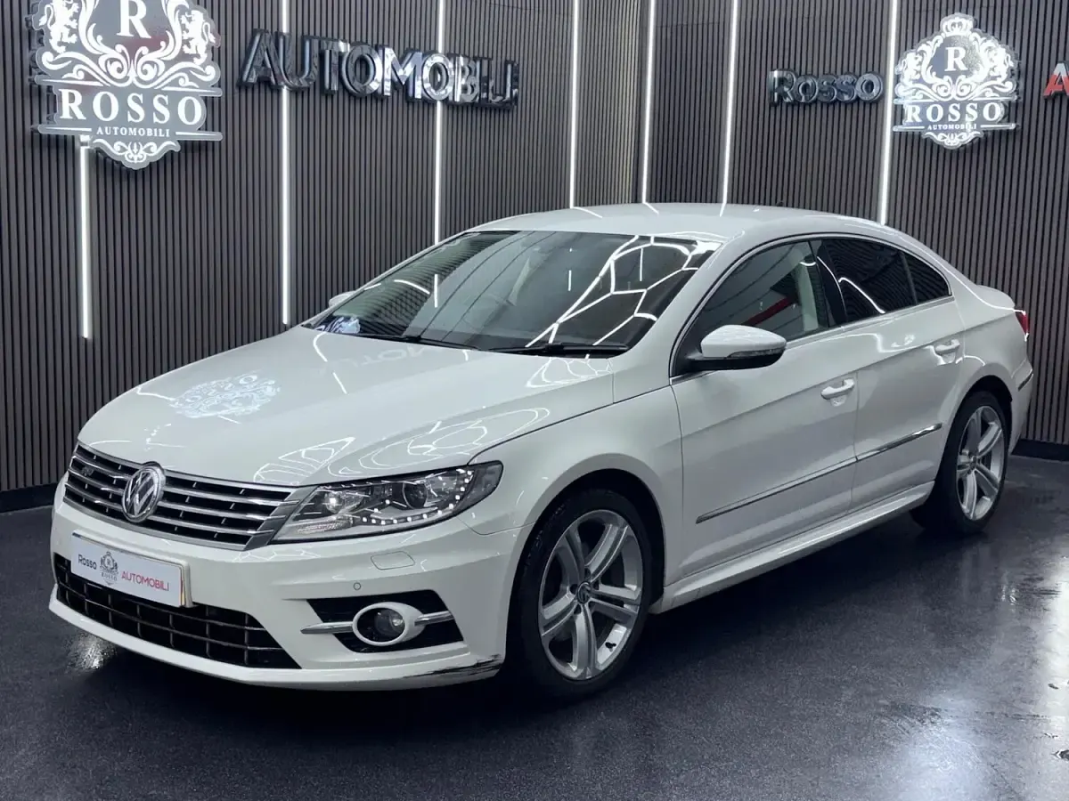 Used VW CC R-line 2014 White Sedan