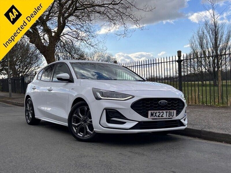 White Used 2022 Ford Focus ST-Line Hatchback | £14,495 (Fair price) - Image 1/4