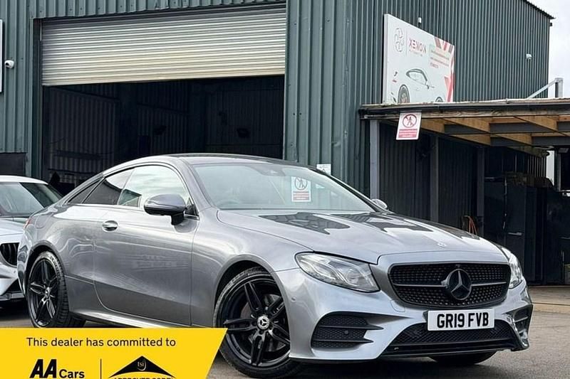 Used Mercedes E220 AMG line 194 HP (142 kW) 2019 Grey Coupe