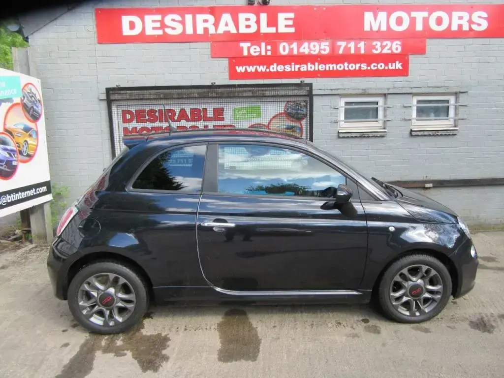 Used Fiat 500 S 69 HP (50 kW) 2014 Black Hatchback