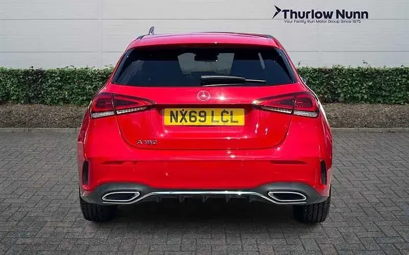 Used Mercedes A180 Executive 136 HP (100 kW) 2019 Red Hatchback