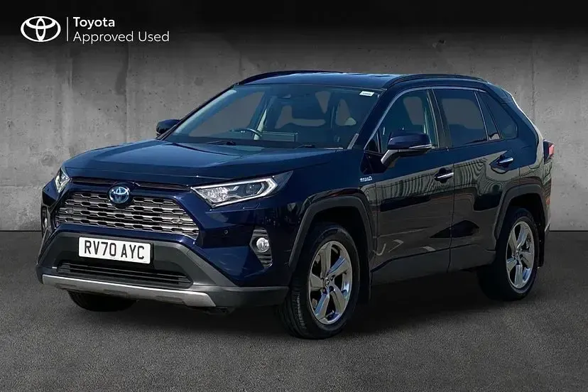 Used Toyota RAV4 Hybrid 222 HP (163 kW) 2020 Blue SUV
