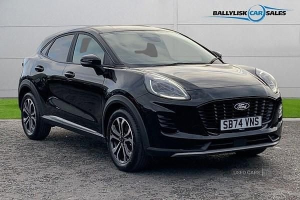 Black Used 2025 Ford Puma Titanium Hatchback | £20,475 (A bit pricey) - Image 1/4